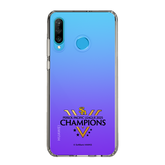 スリムプロテクションケース［ 福岡ソフトバンクホークス - PERSOL PACIFIC LEAGUE 2025 CHAMOIONS ロゴ - クリア ］