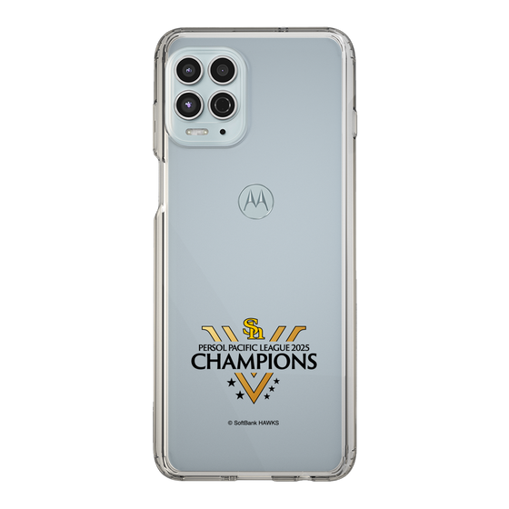 スリムプロテクションケース［ 福岡ソフトバンクホークス - PERSOL PACIFIC LEAGUE 2025 CHAMOIONS ロゴ - クリア ］