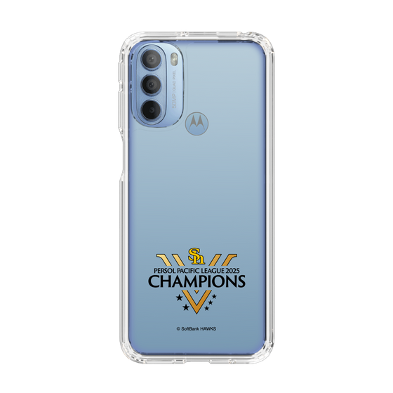 スリムプロテクションケース［ 福岡ソフトバンクホークス - PERSOL PACIFIC LEAGUE 2025 CHAMOIONS ロゴ - クリア ］