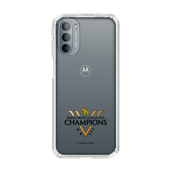 スリムプロテクションケース［ 福岡ソフトバンクホークス - PERSOL PACIFIC LEAGUE 2025 CHAMOIONS ロゴ - クリア ］