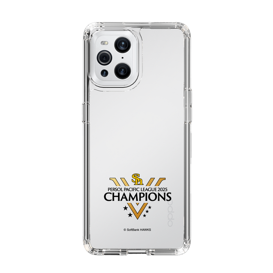 スリムプロテクションケース［ 福岡ソフトバンクホークス - PERSOL PACIFIC LEAGUE 2025 CHAMOIONS ロゴ - クリア ］