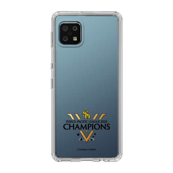 スリムプロテクションケース［ 福岡ソフトバンクホークス - PERSOL PACIFIC LEAGUE 2025 CHAMOIONS ロゴ - クリア ］
