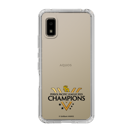 スリムプロテクションケース［ 福岡ソフトバンクホークス - PERSOL PACIFIC LEAGUE 2025 CHAMOIONS ロゴ - クリア ］