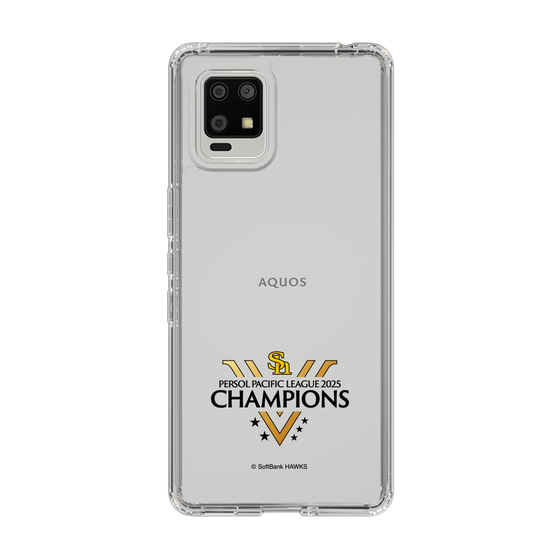 スリムプロテクションケース［ 福岡ソフトバンクホークス - PERSOL PACIFIC LEAGUE 2025 CHAMOIONS ロゴ - クリア ］