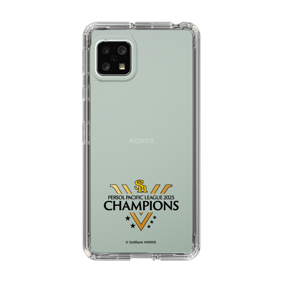 スリムプロテクションケース［ 福岡ソフトバンクホークス - PERSOL PACIFIC LEAGUE 2025 CHAMOIONS ロゴ - クリア ］
