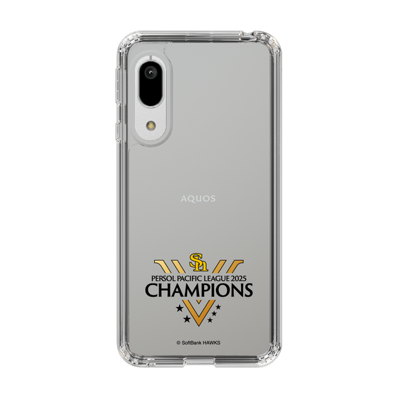 スリムプロテクションケース［ 福岡ソフトバンクホークス - PERSOL PACIFIC LEAGUE 2025 CHAMOIONS ロゴ - クリア ］