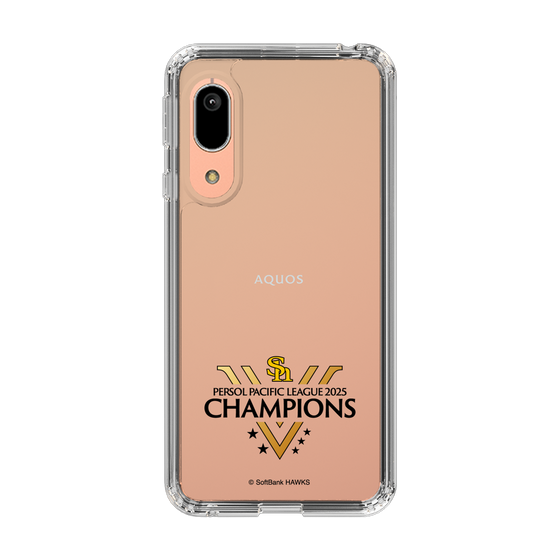 スリムプロテクションケース［ 福岡ソフトバンクホークス - PERSOL PACIFIC LEAGUE 2025 CHAMOIONS ロゴ - クリア ］