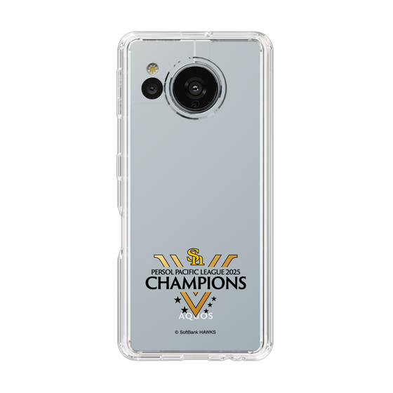 スリムプロテクションケース［ 福岡ソフトバンクホークス - PERSOL PACIFIC LEAGUE 2025 CHAMOIONS ロゴ - クリア ］