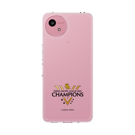 スリムプロテクションケース［ 福岡ソフトバンクホークス - PERSOL PACIFIC LEAGUE 2025 CHAMOIONS ロゴ - クリア ］