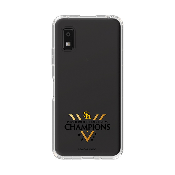 スリムプロテクションケース［ 福岡ソフトバンクホークス - PERSOL PACIFIC LEAGUE 2025 CHAMOIONS ロゴ - クリア ］