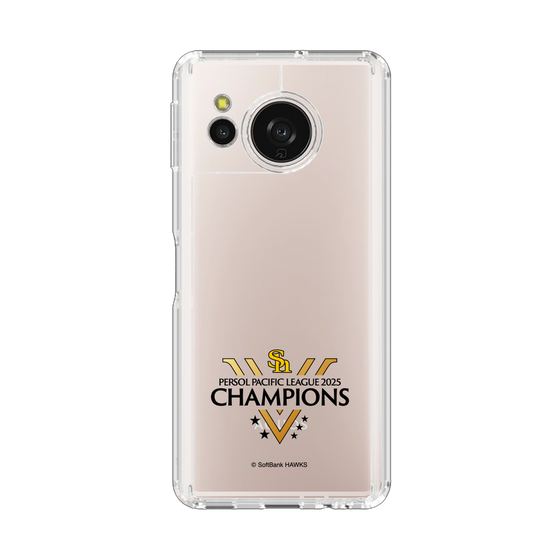 スリムプロテクションケース［ 福岡ソフトバンクホークス - PERSOL PACIFIC LEAGUE 2025 CHAMOIONS ロゴ - クリア ］