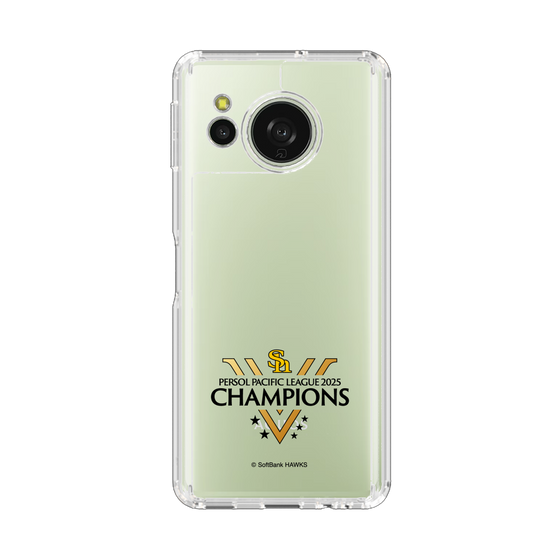 スリムプロテクションケース［ 福岡ソフトバンクホークス - PERSOL PACIFIC LEAGUE 2025 CHAMOIONS ロゴ - クリア ］