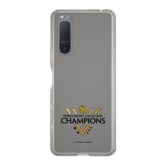 スリムプロテクションケース［ 福岡ソフトバンクホークス - PERSOL PACIFIC LEAGUE 2025 CHAMOIONS ロゴ - クリア ］
