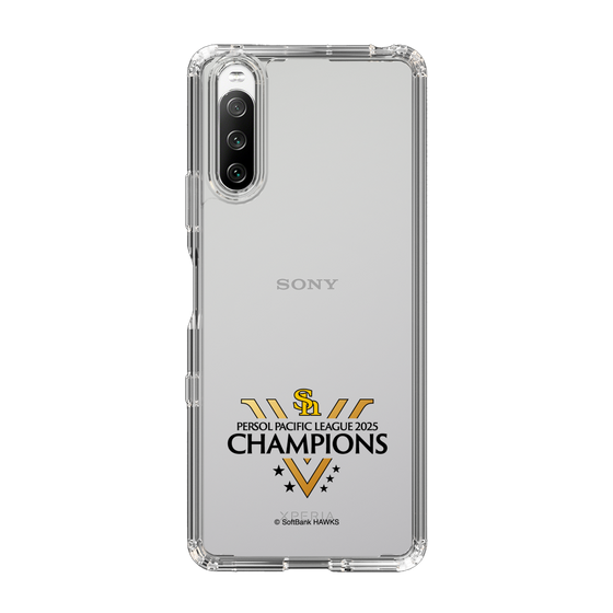 スリムプロテクションケース［ 福岡ソフトバンクホークス - PERSOL PACIFIC LEAGUE 2025 CHAMOIONS ロゴ - クリア ］