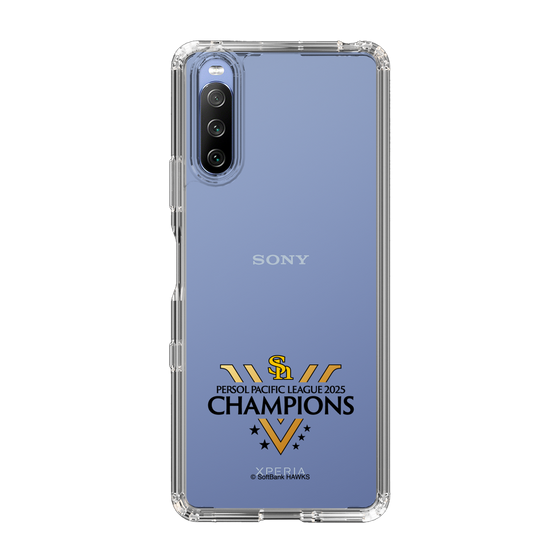 スリムプロテクションケース［ 福岡ソフトバンクホークス - PERSOL PACIFIC LEAGUE 2025 CHAMOIONS ロゴ - クリア ］