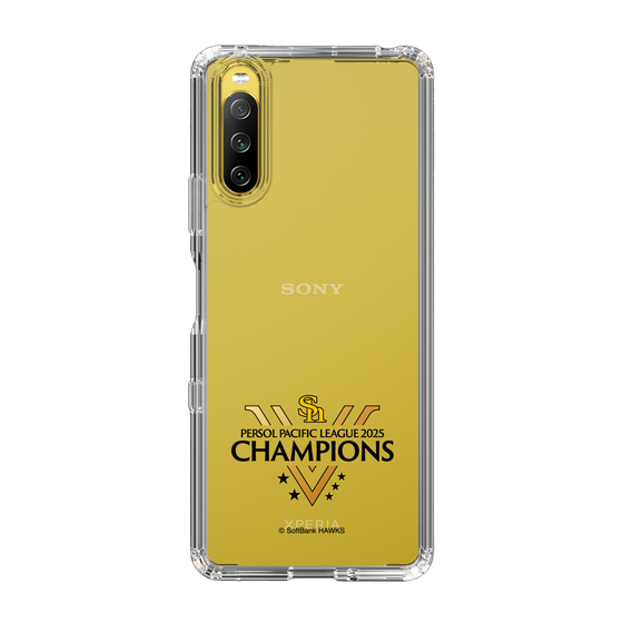 スリムプロテクションケース［ 福岡ソフトバンクホークス - PERSOL PACIFIC LEAGUE 2025 CHAMOIONS ロゴ - クリア ］