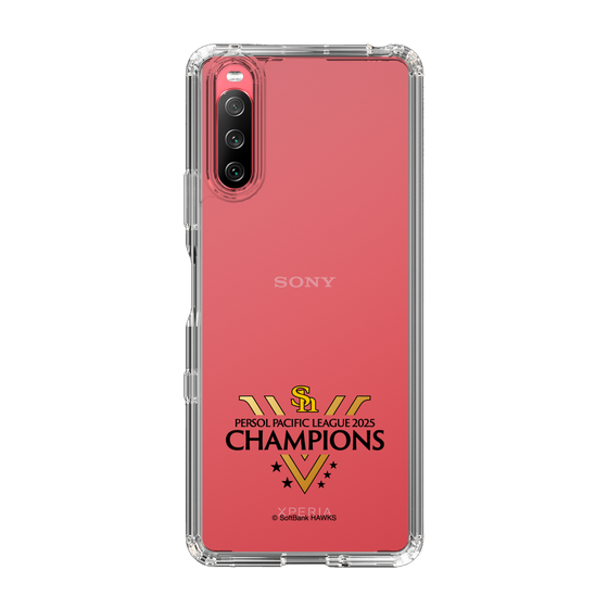 スリムプロテクションケース［ 福岡ソフトバンクホークス - PERSOL PACIFIC LEAGUE 2025 CHAMOIONS ロゴ - クリア ］