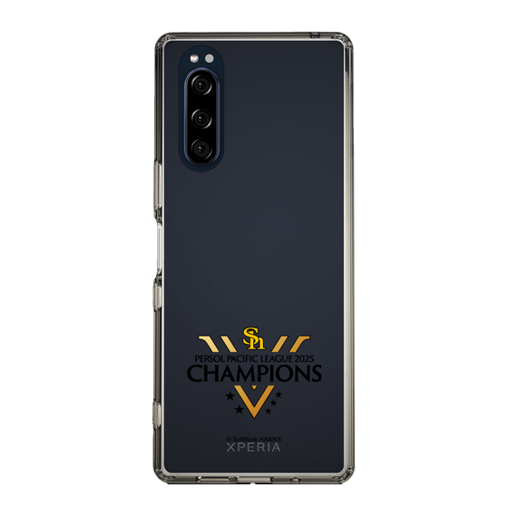 スリムプロテクションケース［ 福岡ソフトバンクホークス - PERSOL PACIFIC LEAGUE 2025 CHAMOIONS ロゴ - クリア ］