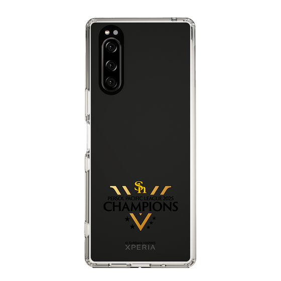 スリムプロテクションケース［ 福岡ソフトバンクホークス - PERSOL PACIFIC LEAGUE 2025 CHAMOIONS ロゴ - クリア ］