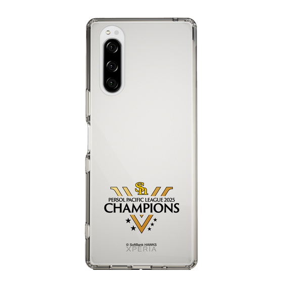スリムプロテクションケース［ 福岡ソフトバンクホークス - PERSOL PACIFIC LEAGUE 2025 CHAMOIONS ロゴ - クリア ］
