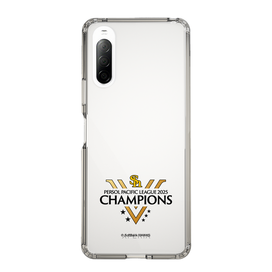 スリムプロテクションケース［ 福岡ソフトバンクホークス - PERSOL PACIFIC LEAGUE 2025 CHAMOIONS ロゴ - クリア ］