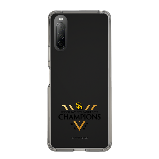 スリムプロテクションケース［ 福岡ソフトバンクホークス - PERSOL PACIFIC LEAGUE 2025 CHAMOIONS ロゴ - クリア ］