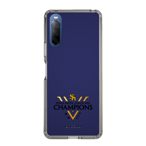 スリムプロテクションケース［ 福岡ソフトバンクホークス - PERSOL PACIFIC LEAGUE 2025 CHAMOIONS ロゴ - クリア ］