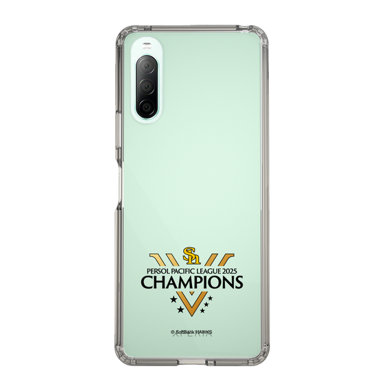 スリムプロテクションケース［ 福岡ソフトバンクホークス - PERSOL PACIFIC LEAGUE 2025 CHAMOIONS ロゴ - クリア ］