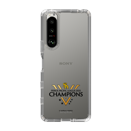 スリムプロテクションケース［ 福岡ソフトバンクホークス - PERSOL PACIFIC LEAGUE 2025 CHAMOIONS ロゴ - クリア ］