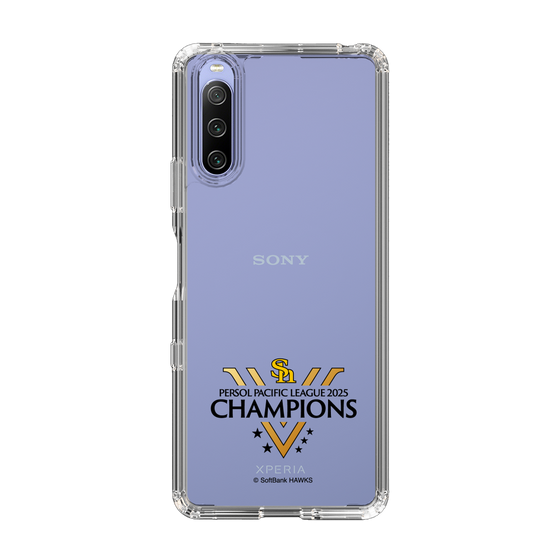 スリムプロテクションケース［ 福岡ソフトバンクホークス - PERSOL PACIFIC LEAGUE 2025 CHAMOIONS ロゴ - クリア ］