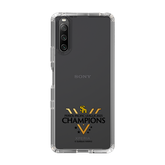 スリムプロテクションケース［ 福岡ソフトバンクホークス - PERSOL PACIFIC LEAGUE 2025 CHAMOIONS ロゴ - クリア ］