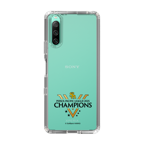 スリムプロテクションケース［ 福岡ソフトバンクホークス - PERSOL PACIFIC LEAGUE 2025 CHAMOIONS ロゴ - クリア ］