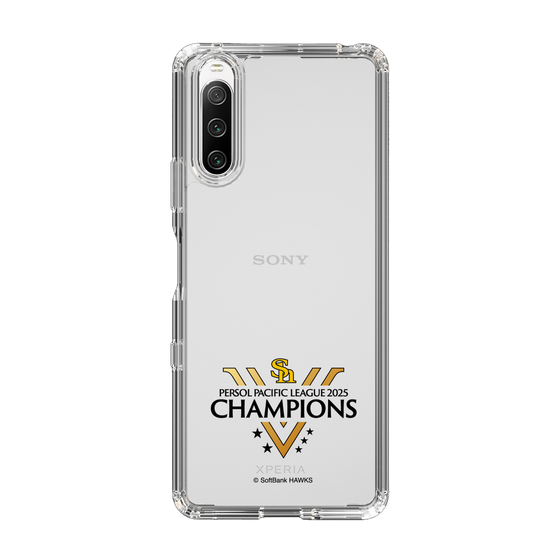 スリムプロテクションケース［ 福岡ソフトバンクホークス - PERSOL PACIFIC LEAGUE 2025 CHAMOIONS ロゴ - クリア ］