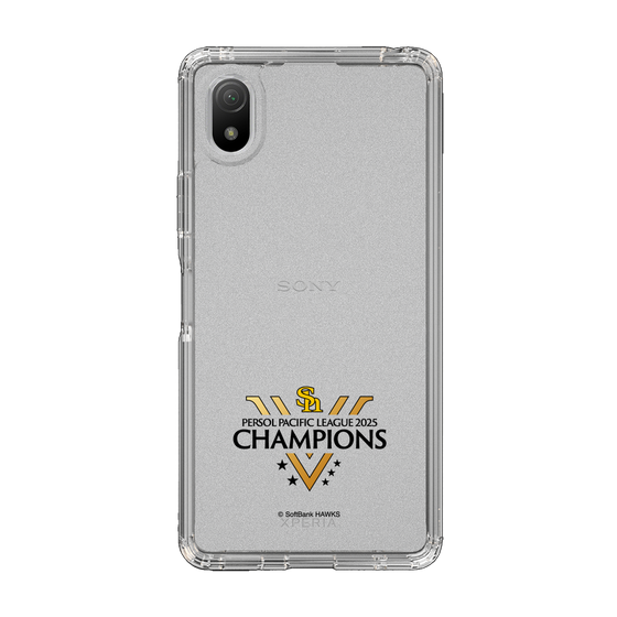 スリムプロテクションケース［ 福岡ソフトバンクホークス - PERSOL PACIFIC LEAGUE 2025 CHAMOIONS ロゴ - クリア ］
