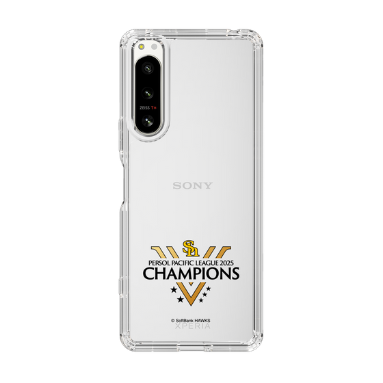 スリムプロテクションケース［ 福岡ソフトバンクホークス - PERSOL PACIFIC LEAGUE 2025 CHAMOIONS ロゴ - クリア ］