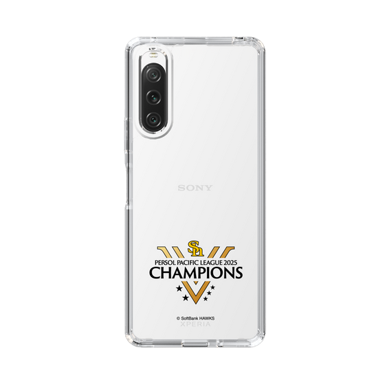 スリムプロテクションケース［ 福岡ソフトバンクホークス - PERSOL PACIFIC LEAGUE 2025 CHAMOIONS ロゴ - クリア ］