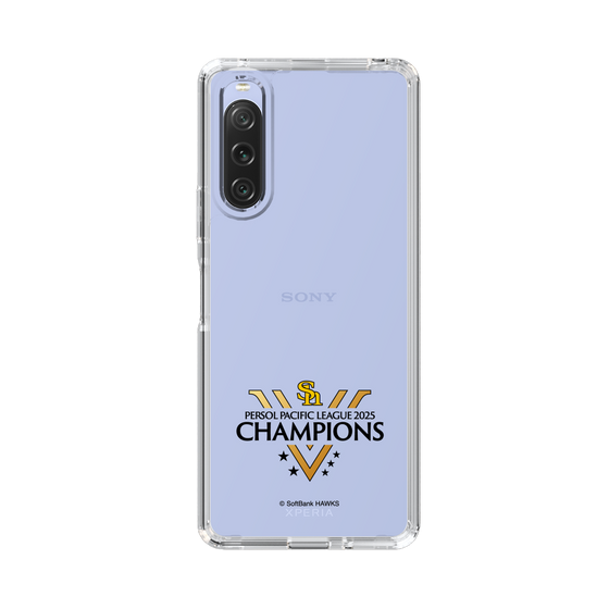 スリムプロテクションケース［ 福岡ソフトバンクホークス - PERSOL PACIFIC LEAGUE 2025 CHAMOIONS ロゴ - クリア ］