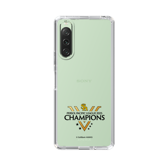 スリムプロテクションケース［ 福岡ソフトバンクホークス - PERSOL PACIFIC LEAGUE 2025 CHAMOIONS ロゴ - クリア ］