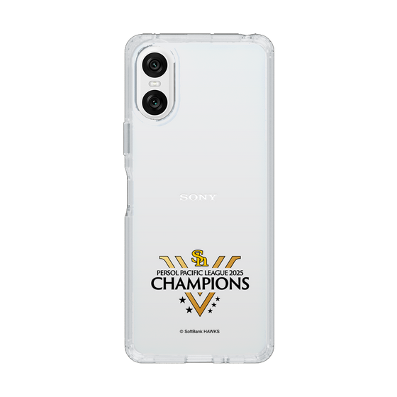 スリムプロテクションケース［ 福岡ソフトバンクホークス - PERSOL PACIFIC LEAGUE 2025 CHAMOIONS ロゴ - クリア ］
