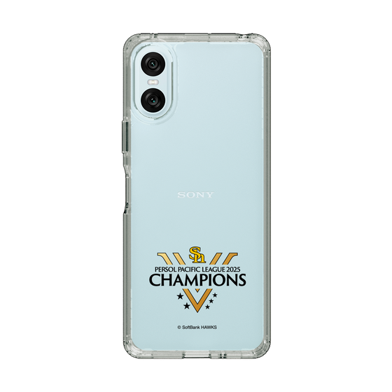 スリムプロテクションケース［ 福岡ソフトバンクホークス - PERSOL PACIFIC LEAGUE 2025 CHAMOIONS ロゴ - クリア ］