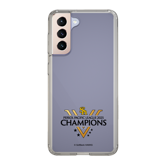 スリムプロテクションケース［ 福岡ソフトバンクホークス - PERSOL PACIFIC LEAGUE 2025 CHAMOIONS ロゴ - クリア ］