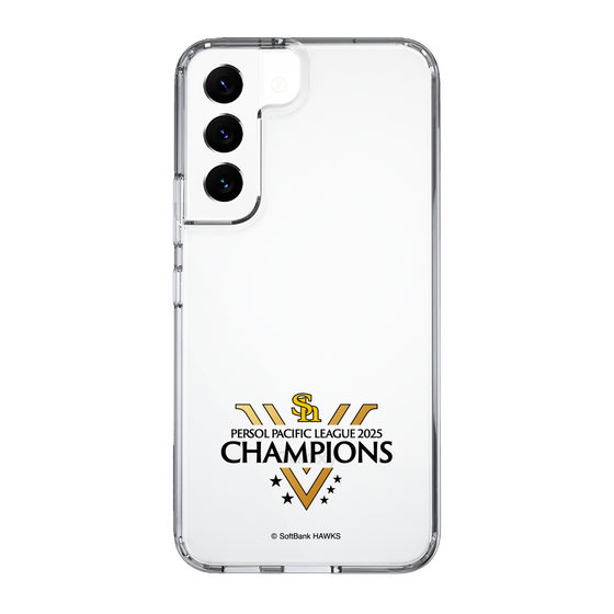 スリムプロテクションケース［ 福岡ソフトバンクホークス - PERSOL PACIFIC LEAGUE 2025 CHAMOIONS ロゴ - クリア ］