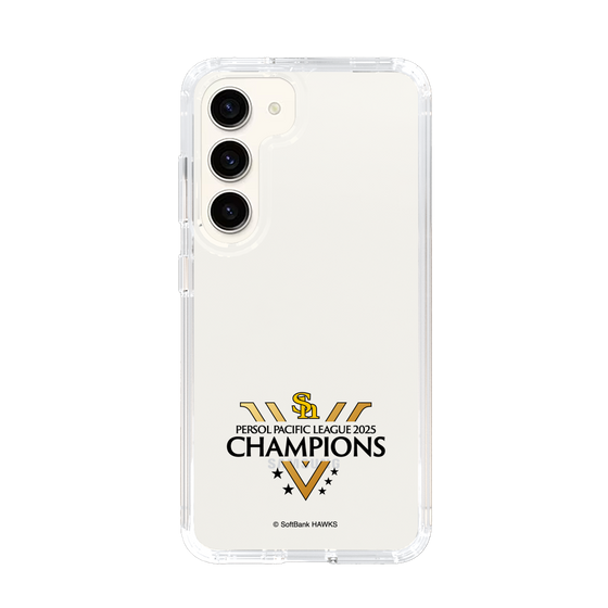 スリムプロテクションケース［ 福岡ソフトバンクホークス - PERSOL PACIFIC LEAGUE 2025 CHAMOIONS ロゴ - クリア ］