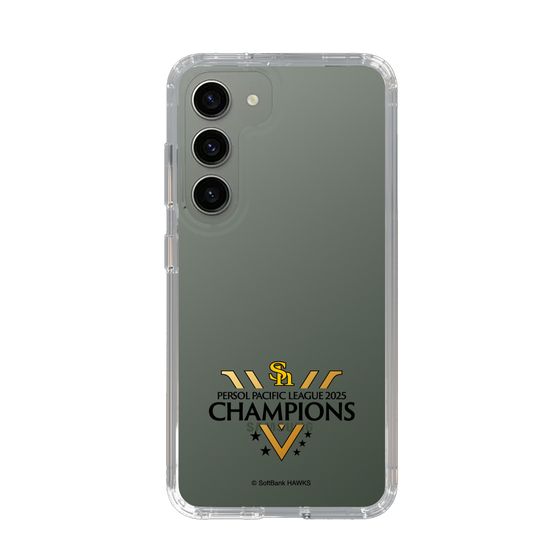 スリムプロテクションケース［ 福岡ソフトバンクホークス - PERSOL PACIFIC LEAGUE 2025 CHAMOIONS ロゴ - クリア ］