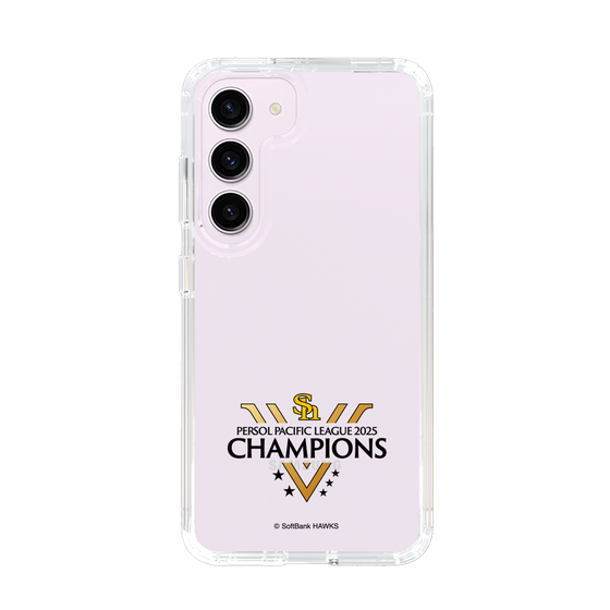 スリムプロテクションケース［ 福岡ソフトバンクホークス - PERSOL PACIFIC LEAGUE 2025 CHAMOIONS ロゴ - クリア ］