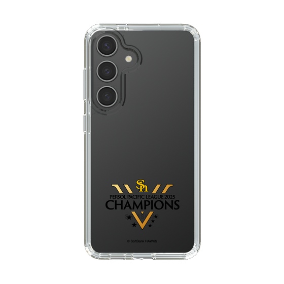 スリムプロテクションケース［ 福岡ソフトバンクホークス - PERSOL PACIFIC LEAGUE 2025 CHAMOIONS ロゴ - クリア ］