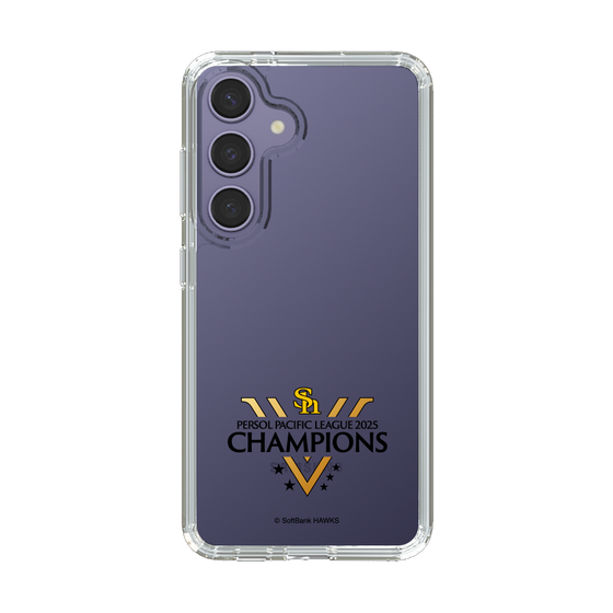 スリムプロテクションケース［ 福岡ソフトバンクホークス - PERSOL PACIFIC LEAGUE 2025 CHAMOIONS ロゴ - クリア ］
