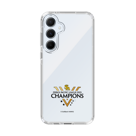 スリムプロテクションケース［ 福岡ソフトバンクホークス - PERSOL PACIFIC LEAGUE 2025 CHAMOIONS ロゴ - クリア ］