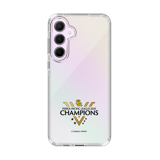スリムプロテクションケース［ 福岡ソフトバンクホークス - PERSOL PACIFIC LEAGUE 2025 CHAMOIONS ロゴ - クリア ］