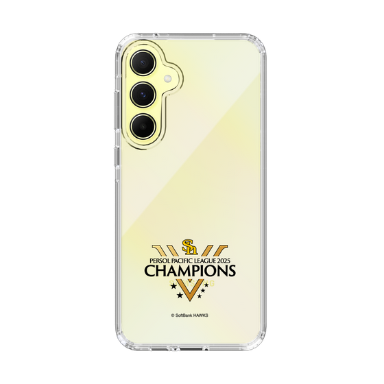 スリムプロテクションケース［ 福岡ソフトバンクホークス - PERSOL PACIFIC LEAGUE 2025 CHAMOIONS ロゴ - クリア ］